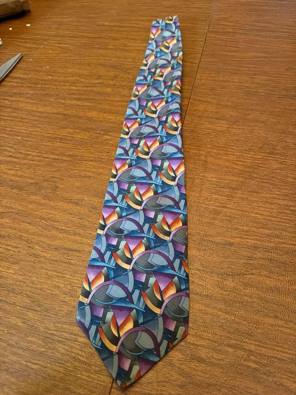 J. Garcia Clockworks Collection Eight Silk Tie